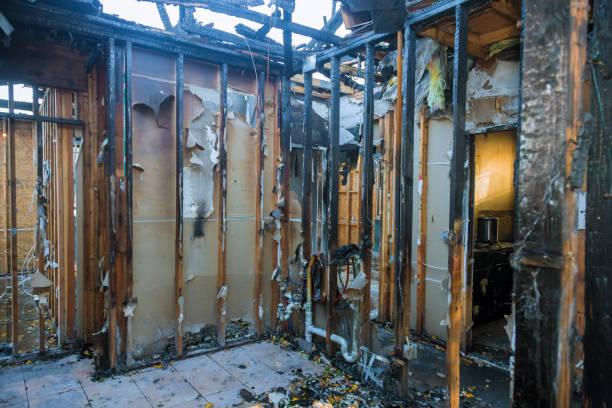 Professional Fire Damage Assessment technician working in Thunderbolt, GA